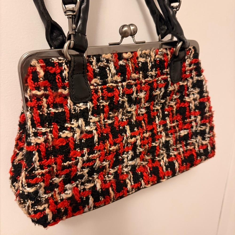 “Patricia Nash” Black Genuine Italian Leather & M… - image 3